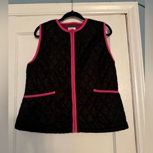 Lilly Pulitzer quilted vest size L